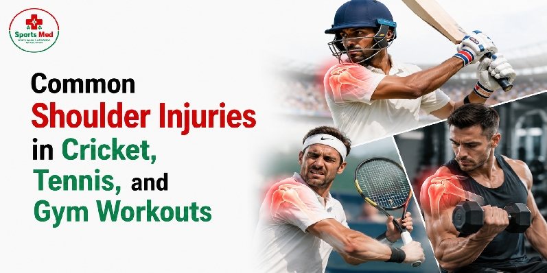 Shoulder injuries in cricket tennis and gym workouts