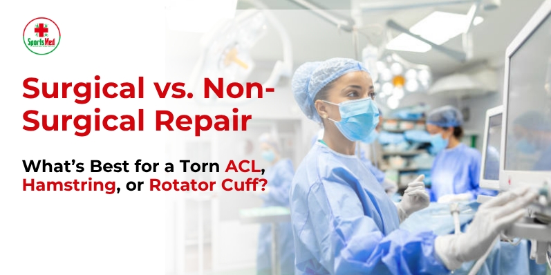 Surgical vs. Non-Surgical Repair: What’s Best for a Torn ACL, Hamstring, or Rotator Cuff?